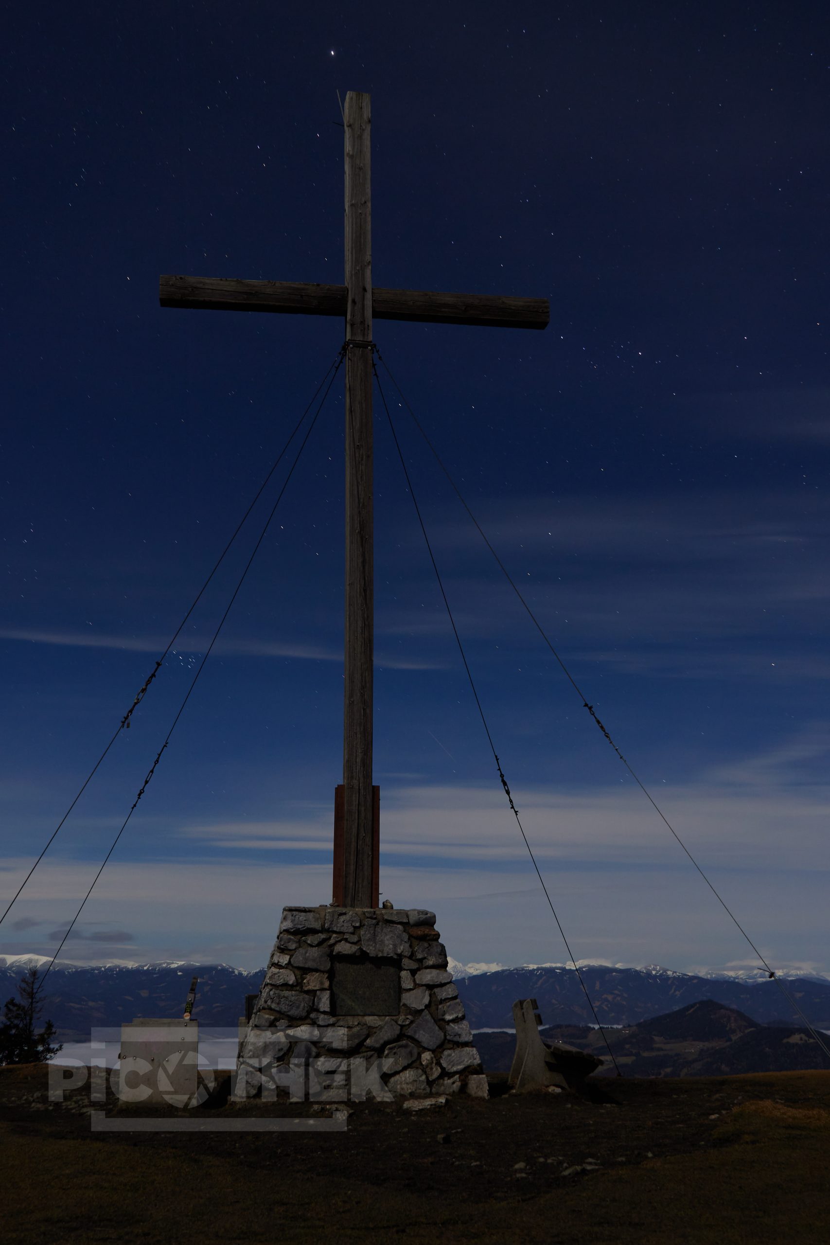 Schöckl bei Nacht